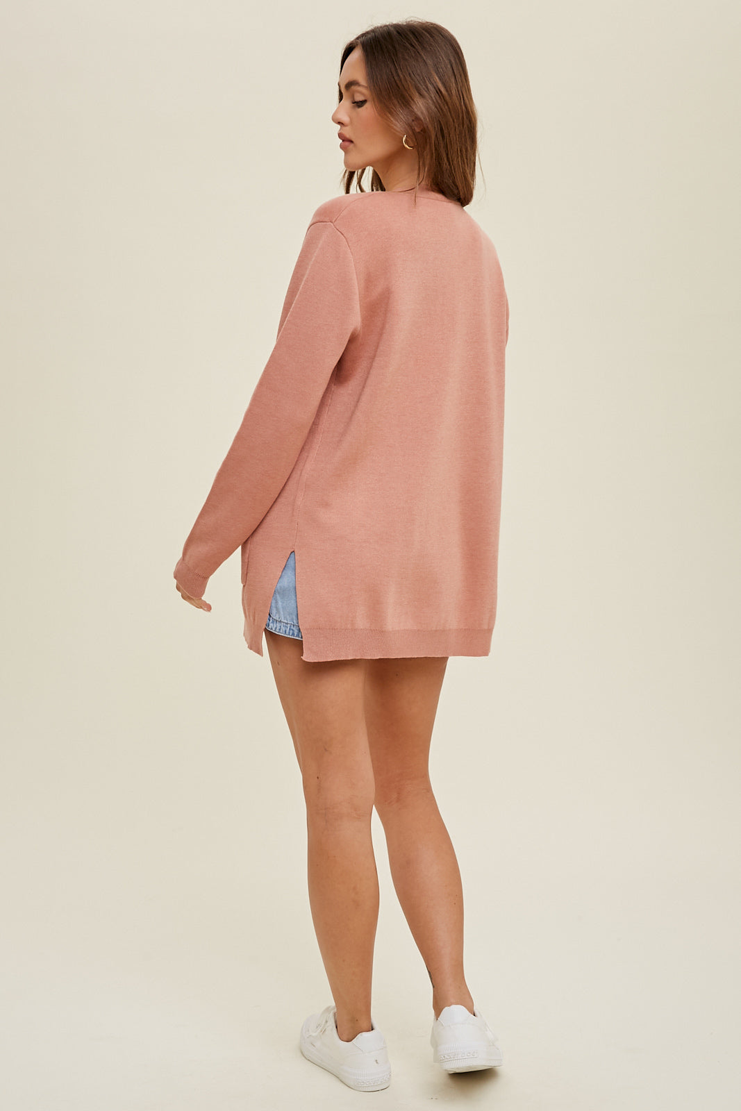 Mauve Cardigan