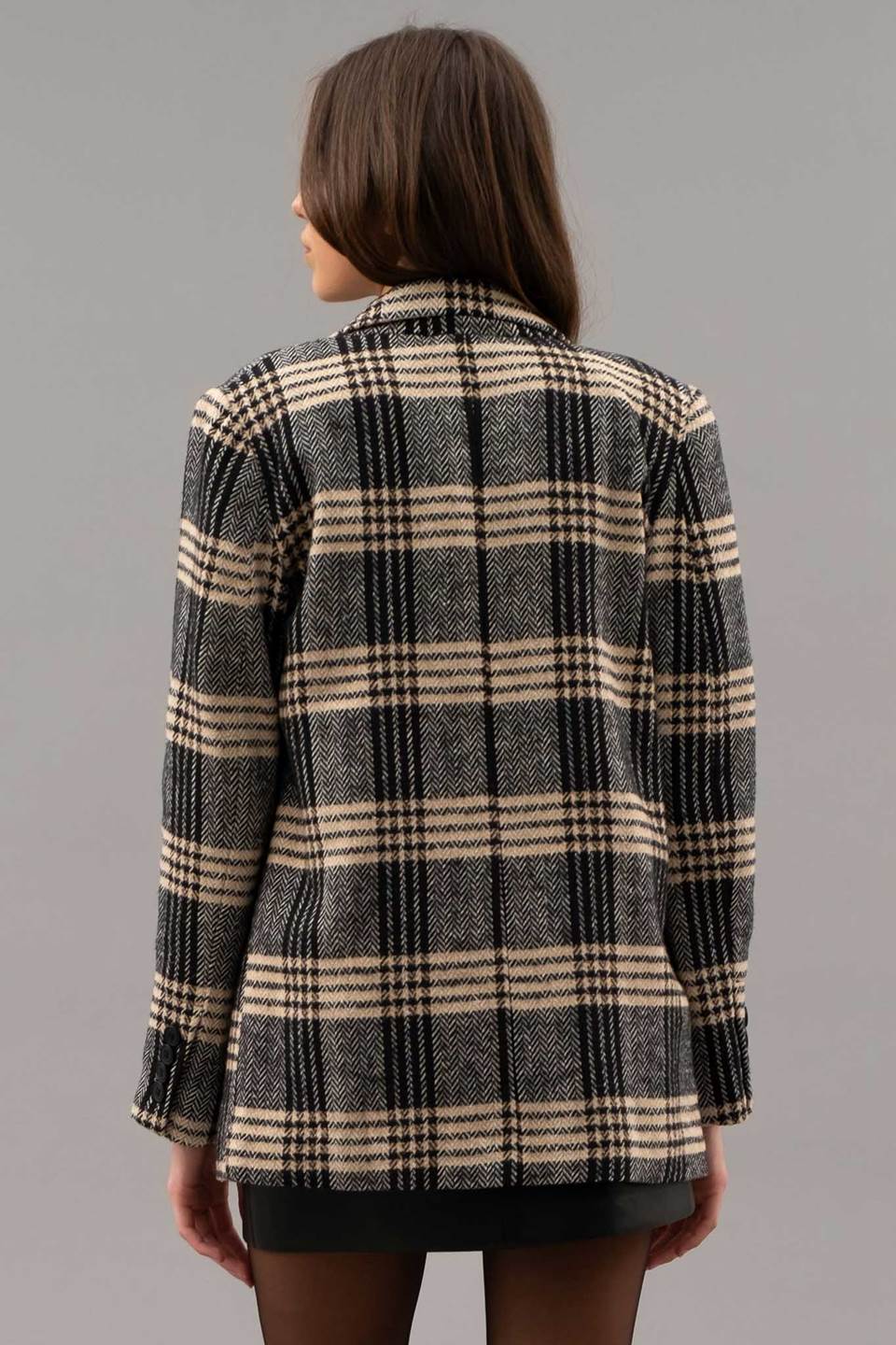 Plaid Blazer