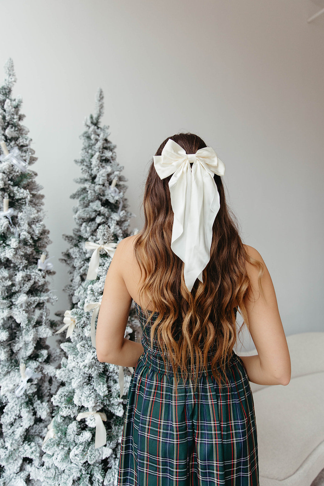 Green Plaid Pleated Midi Dress - FINAL SALE