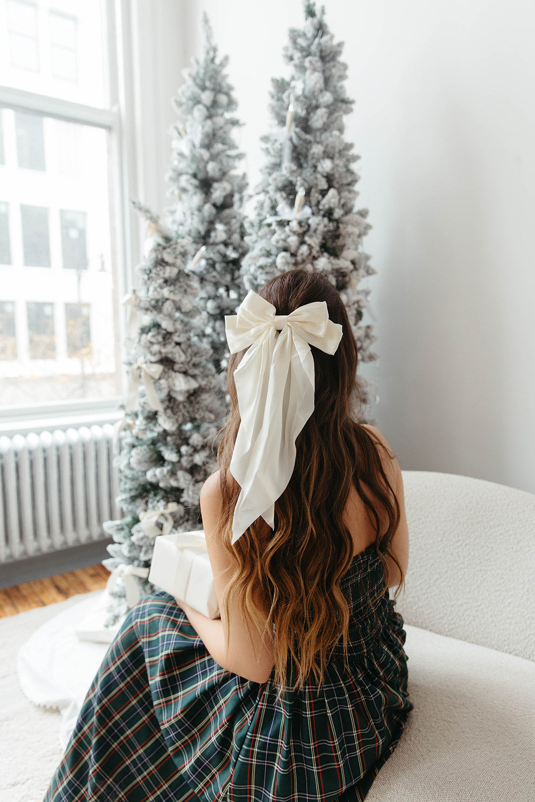 Green Plaid Pleated Midi Dress - FINAL SALE