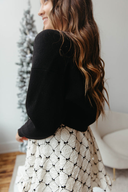 Black Shrug Cardigan - FINAL SALE