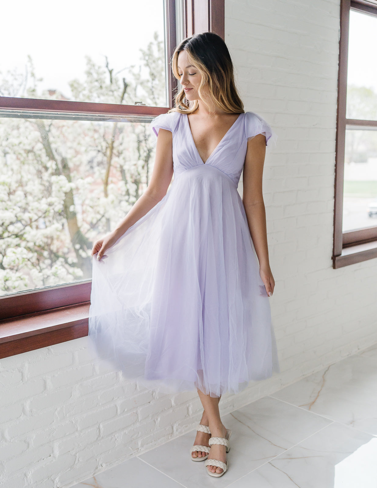 Lilac Tulle Dress