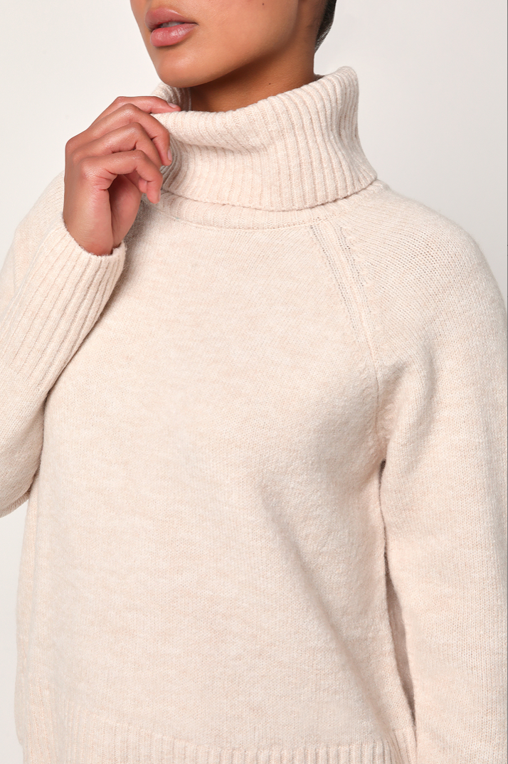 Ivory Turtleneck Sweater - FINAL SALE