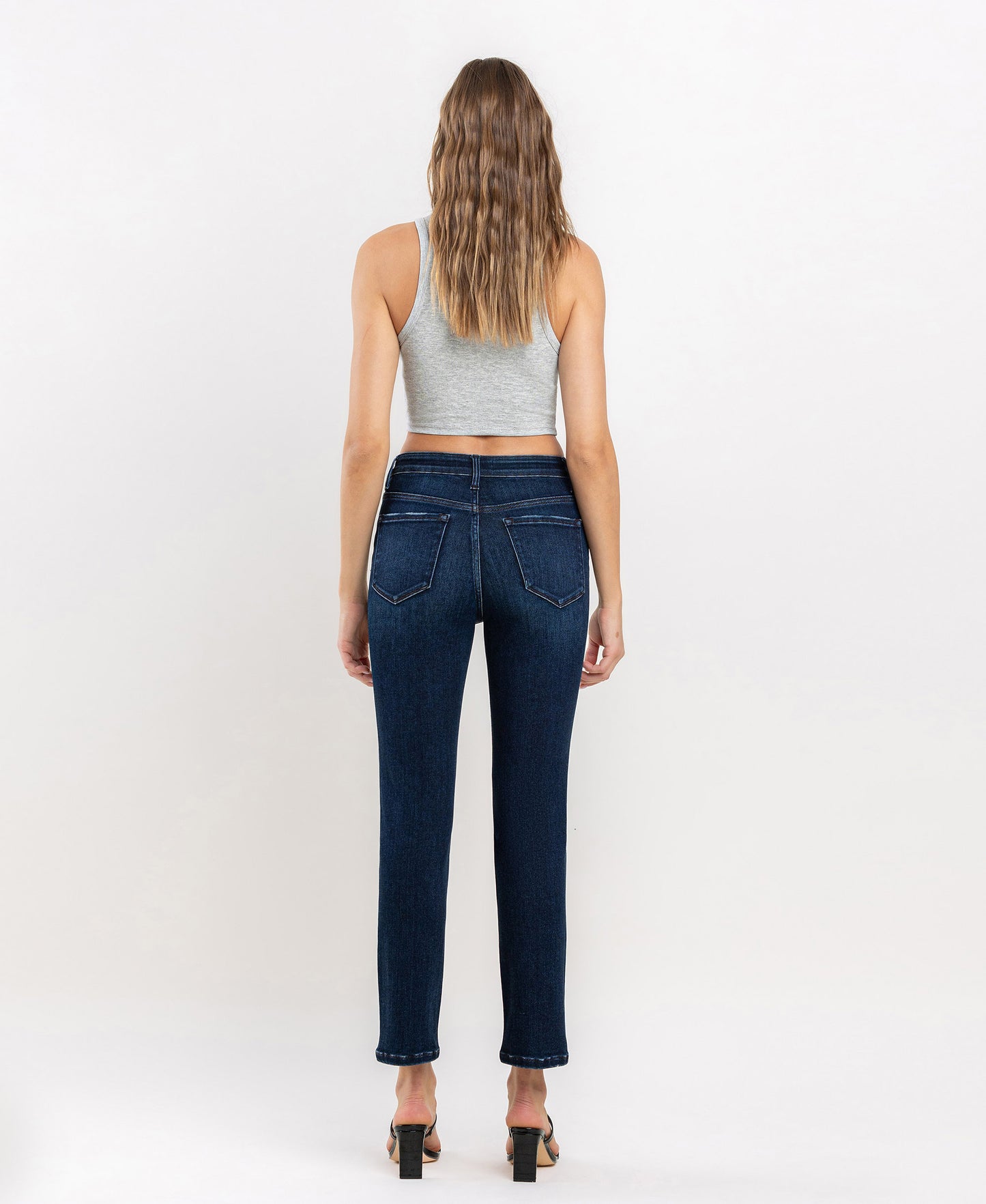 Vervet High Rise Ankle Slim Straight Jeans - FINAL SALE