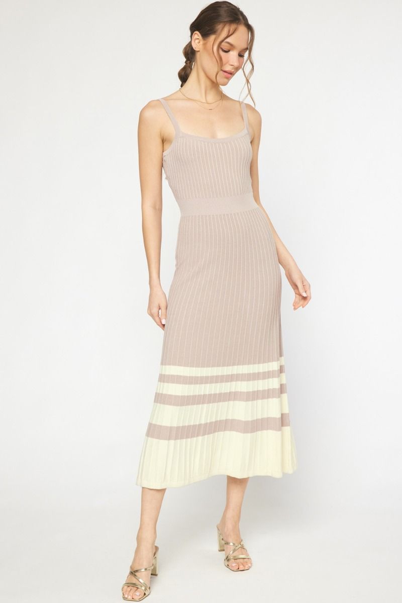 Latte Knit Dress