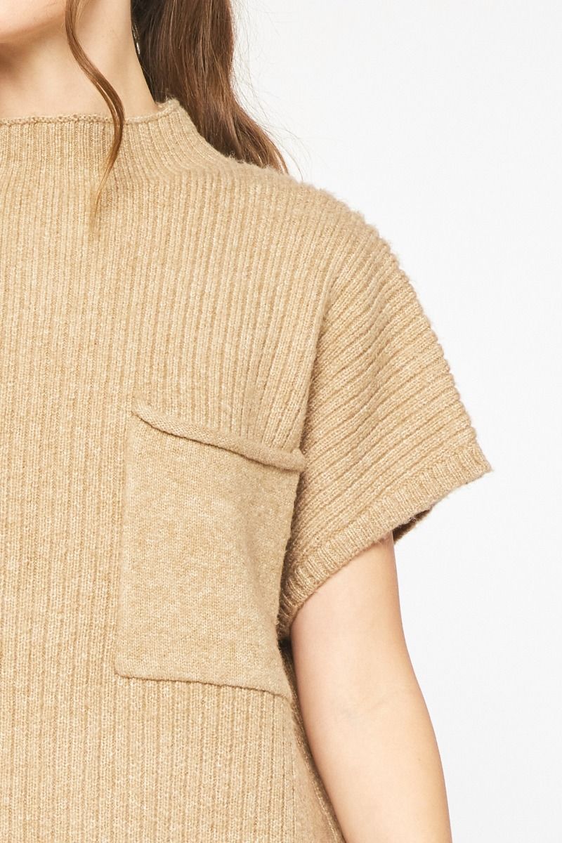 Tan Sweater Dress