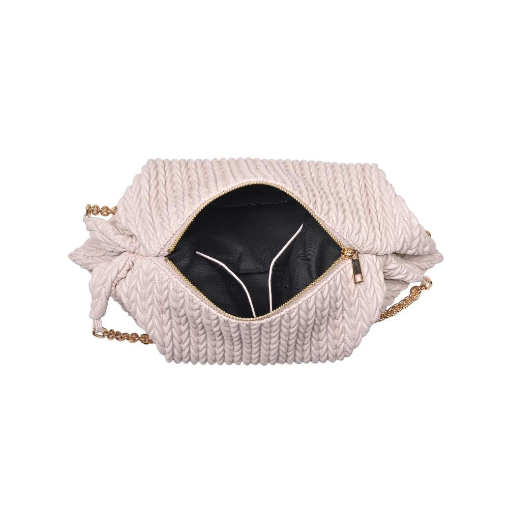 Oatmilk Woven Shoulder Bag