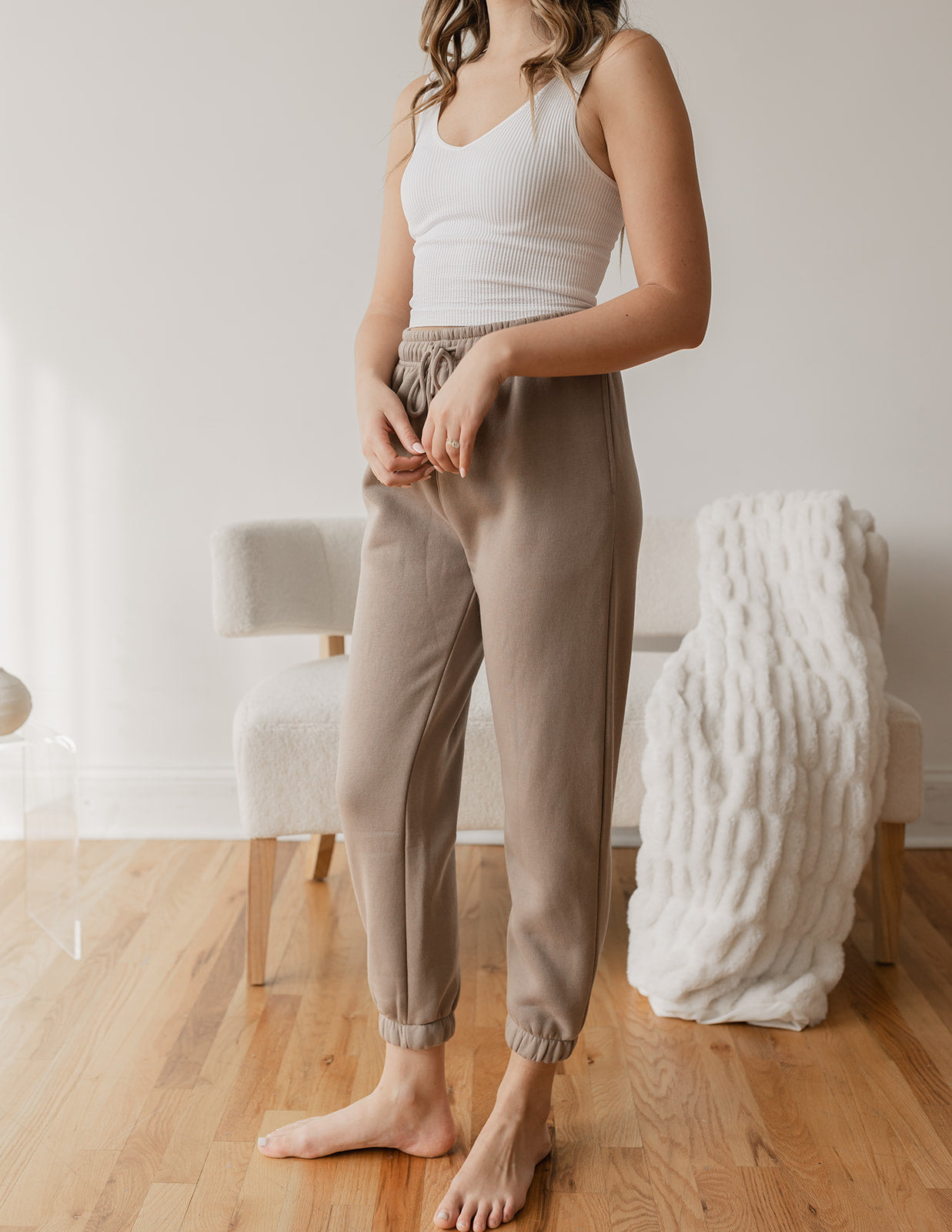 Mocha Fleece Joggers