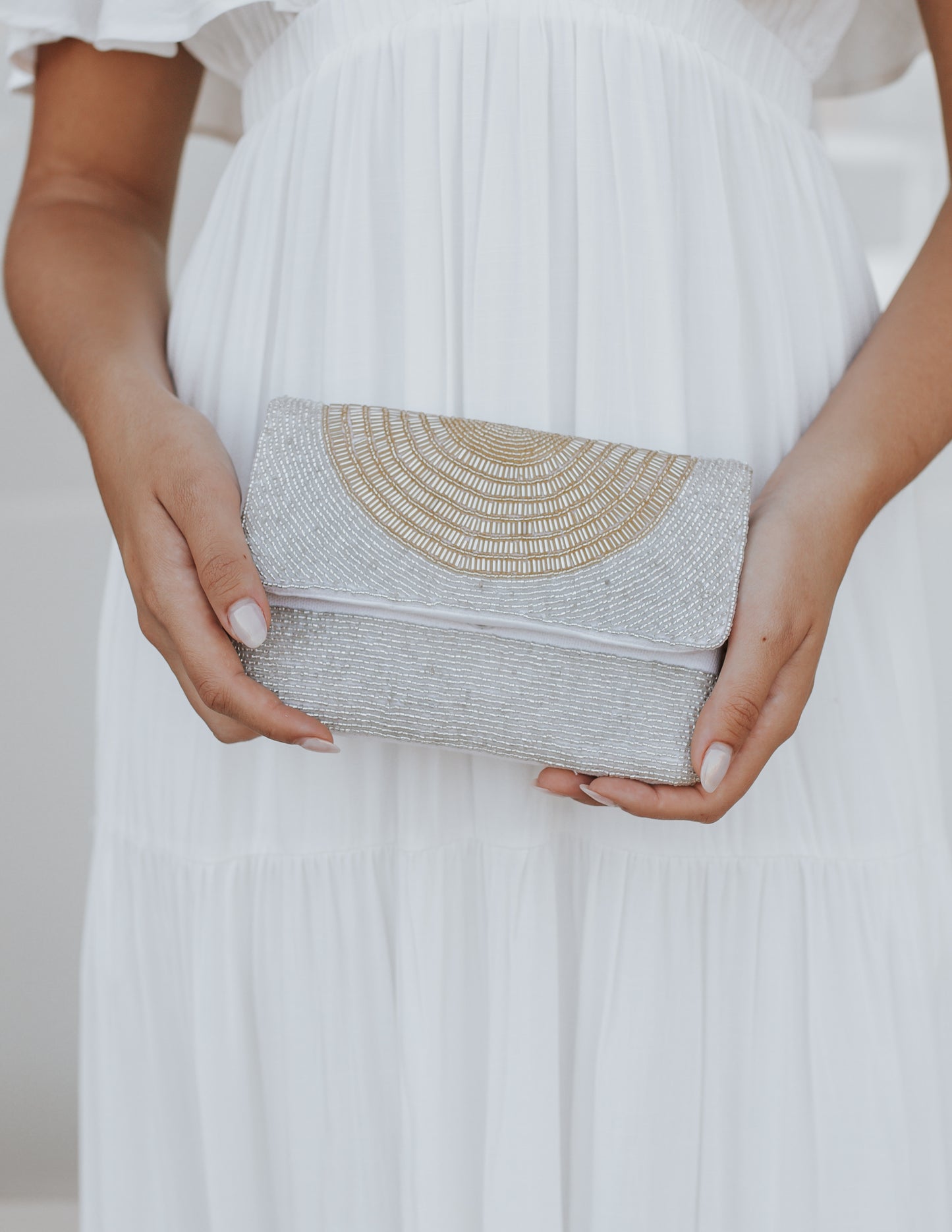Two Tone Mini Clutch