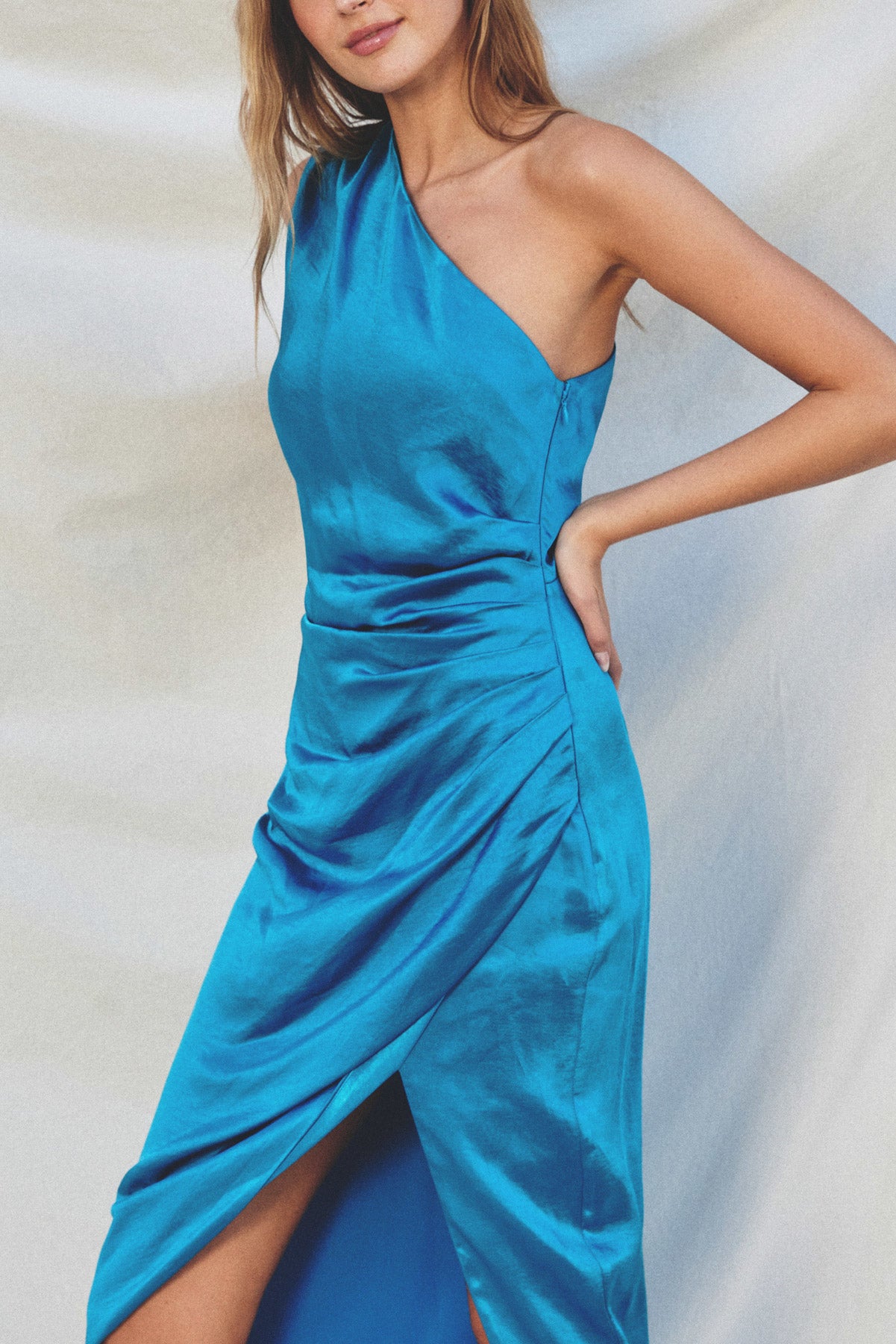 Santorini Blue Midi Dress