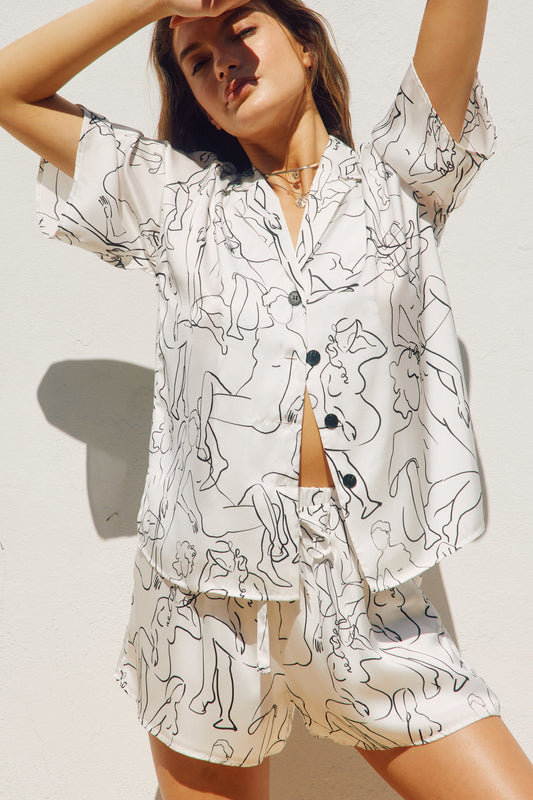 Lady Outline Lounge Short - FINAL SALE