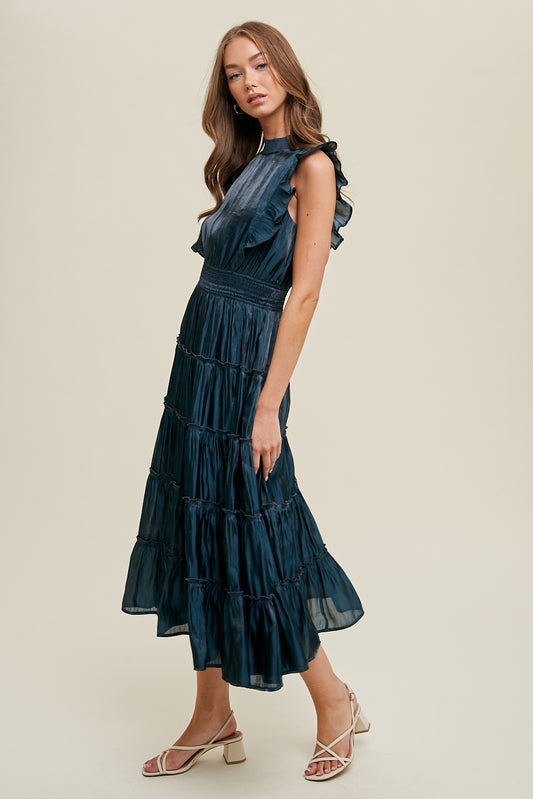 Teal Midi Dress