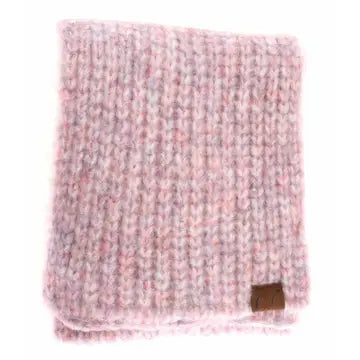 Soft Ribbed Oblong CC Scarf