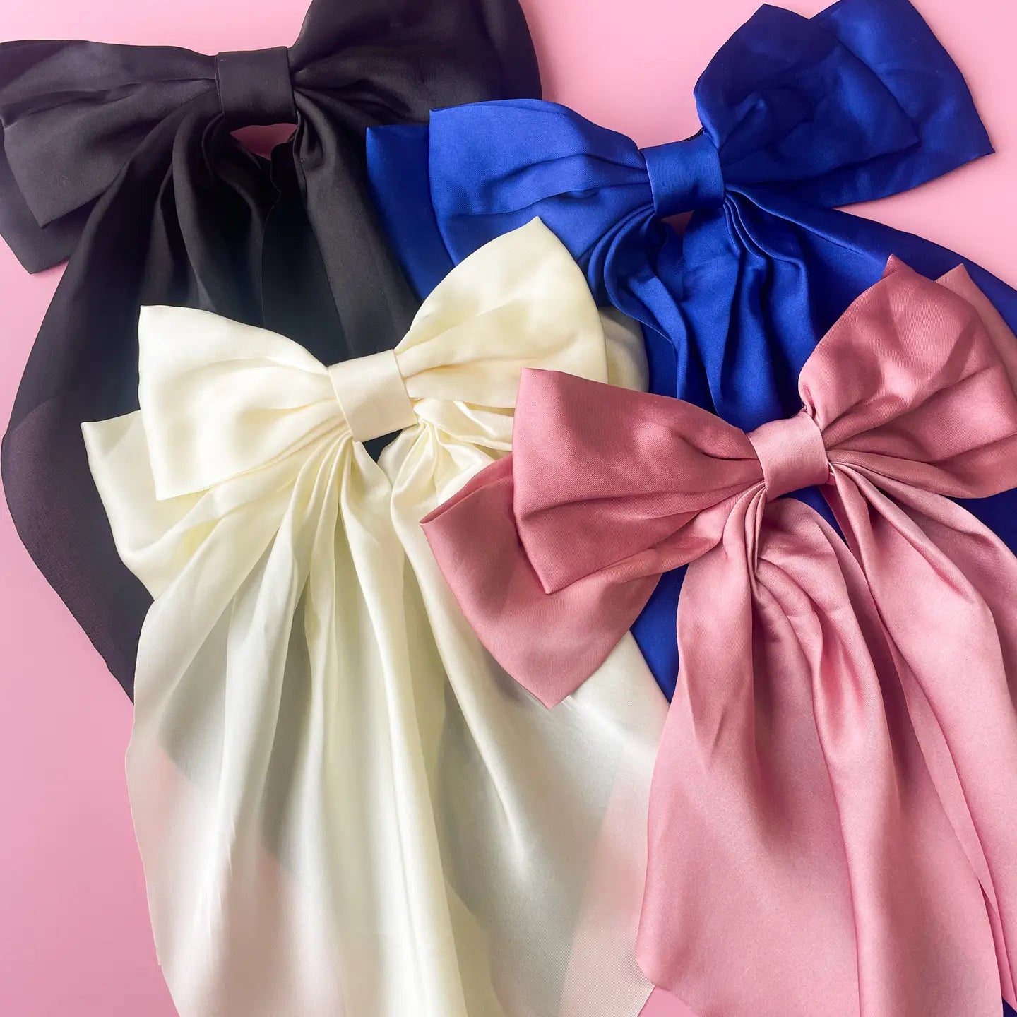 Black Oversized Hair Bow