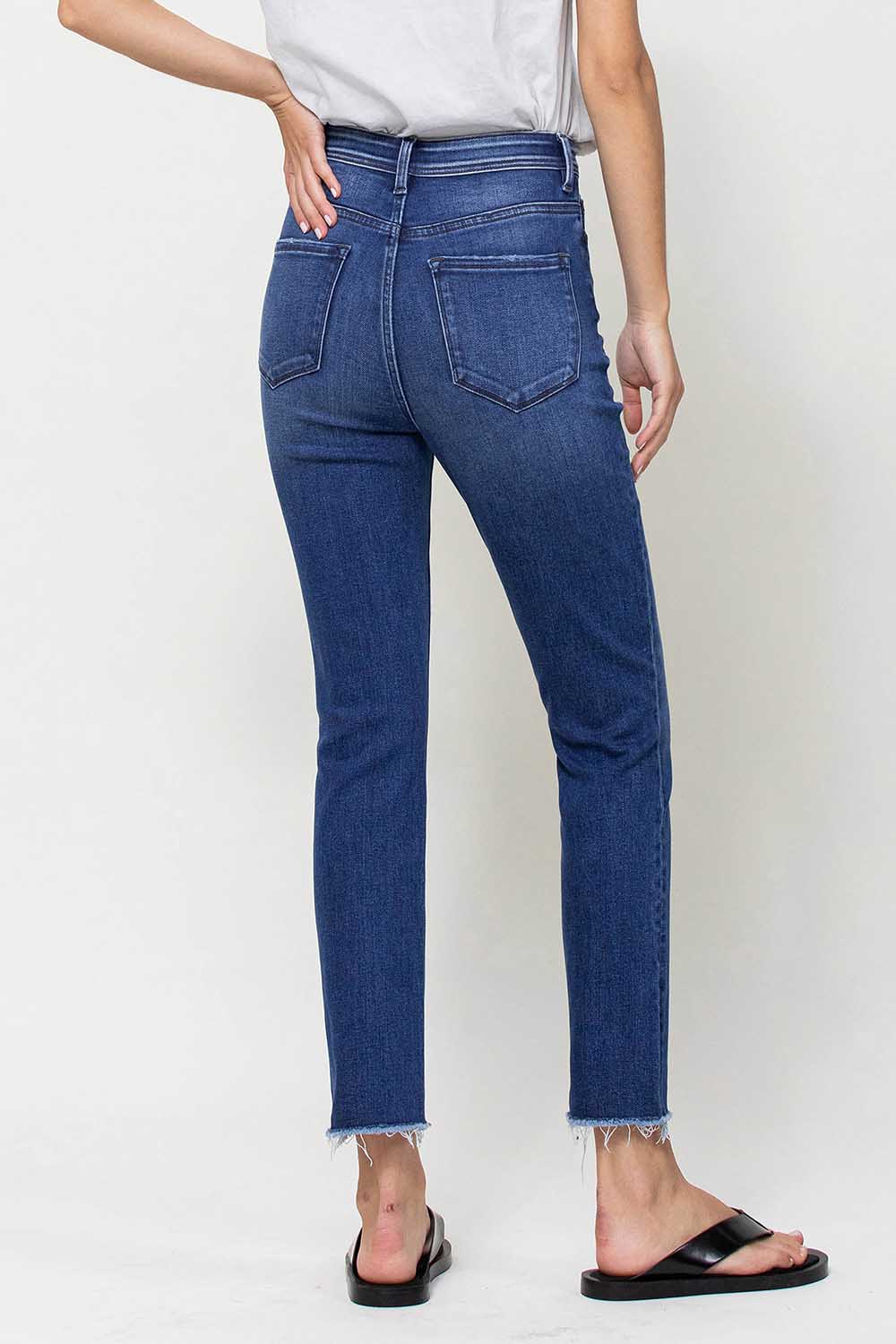 Flying Monkey Super High Rise Slim Straight Jeans