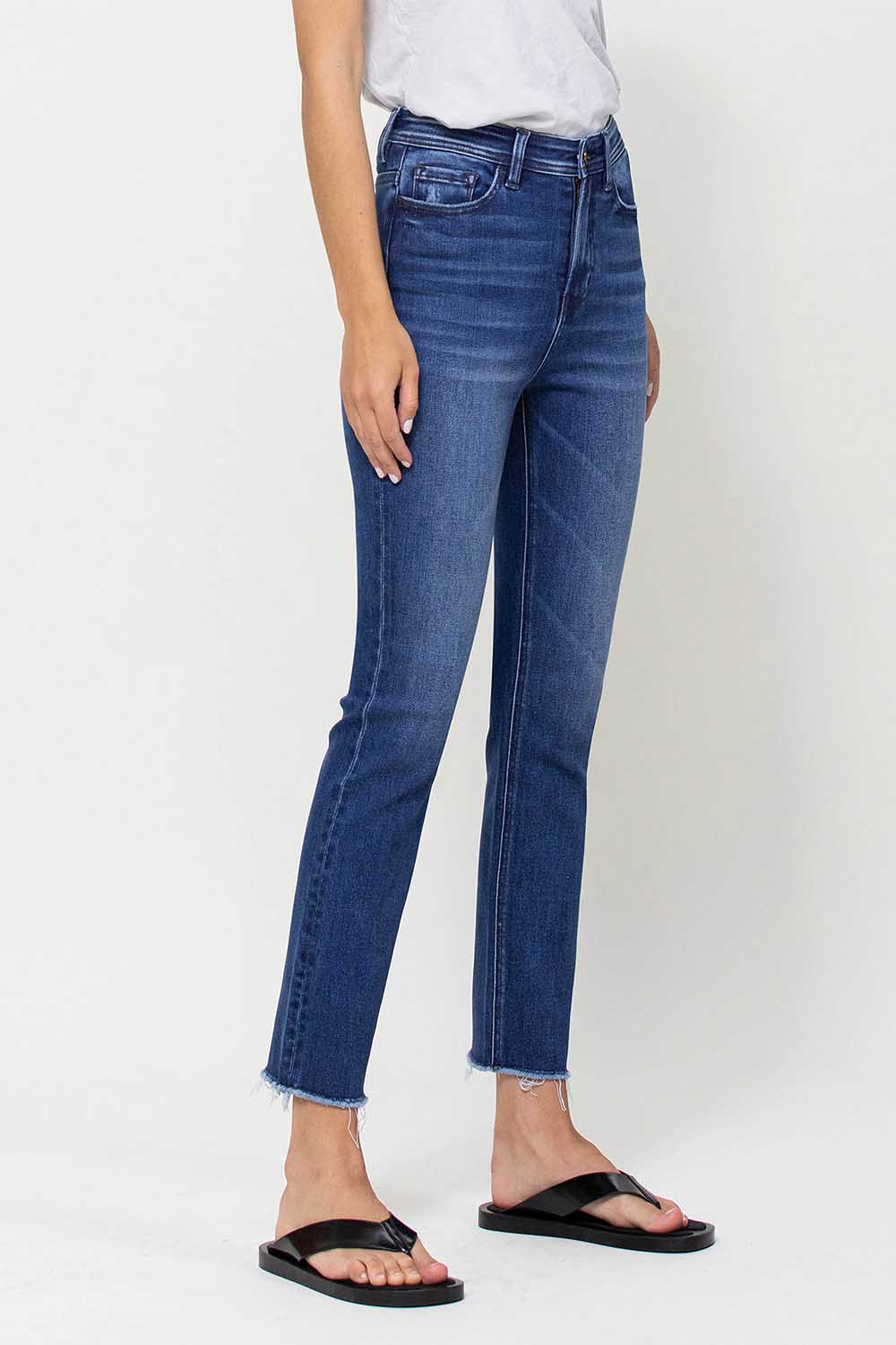 Flying Monkey Super High Rise Slim Straight Jeans