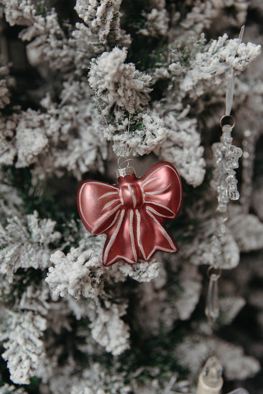 Bow Christmas Ornament - FINAL SALE