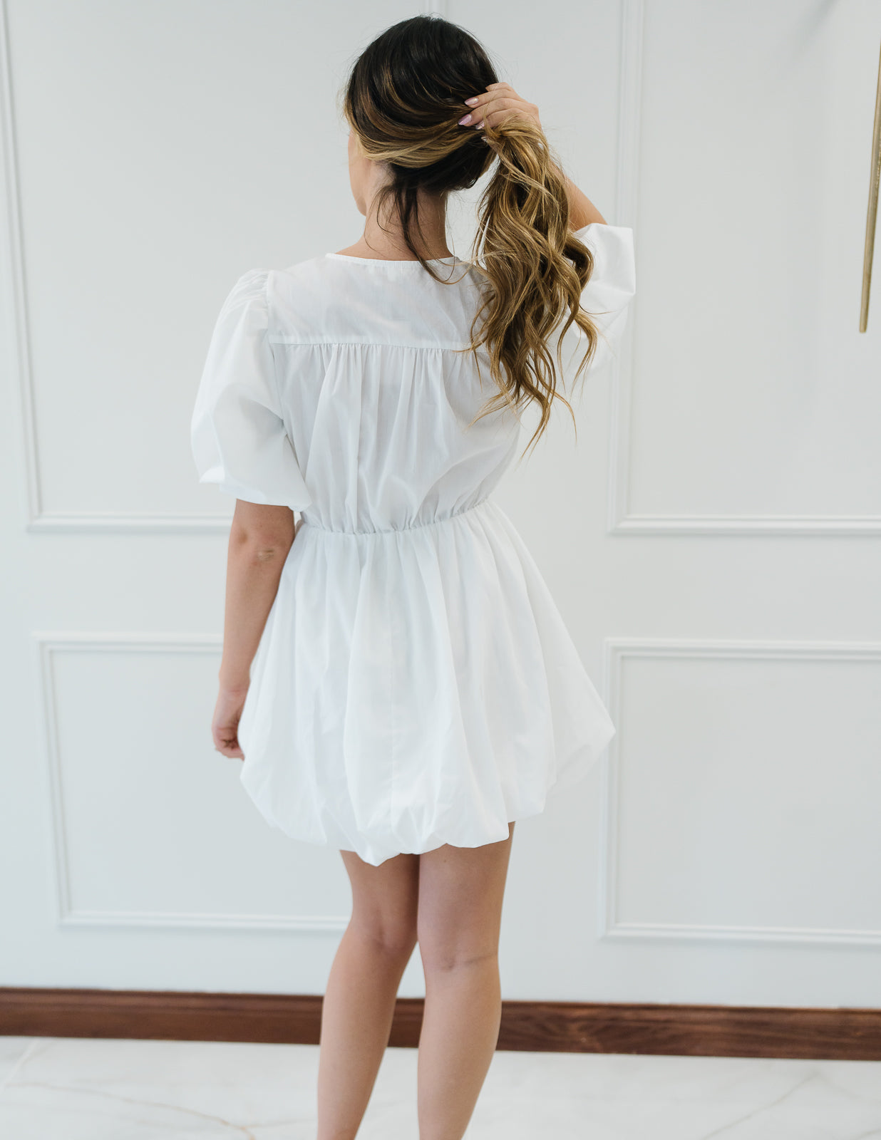 White Bubble Dress
