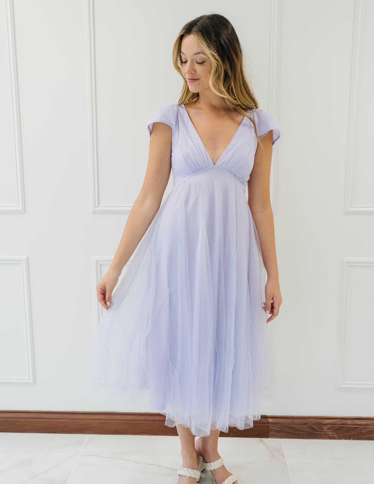 Lilac Tulle Dress
