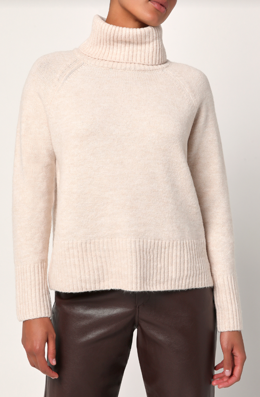 Ivory Turtleneck Sweater