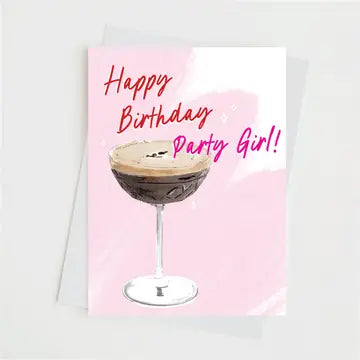 Espresso Martini Birthday Card