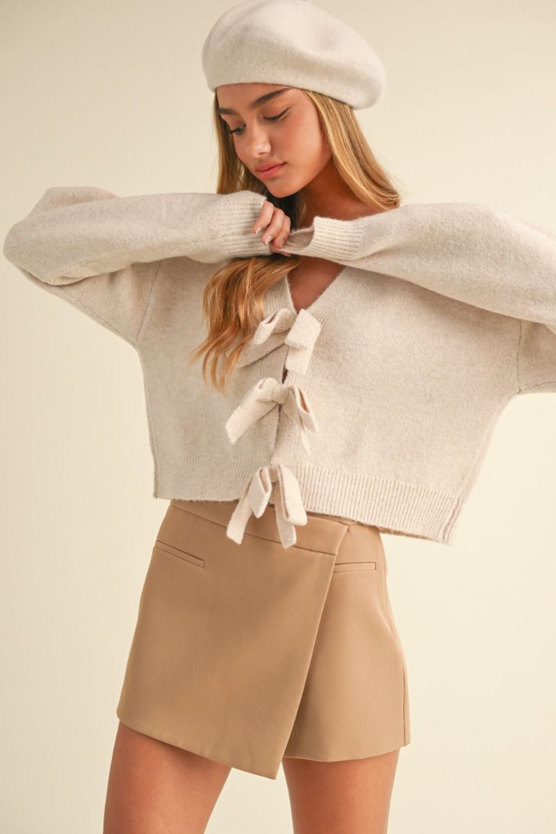 Reversible Bow Sweater