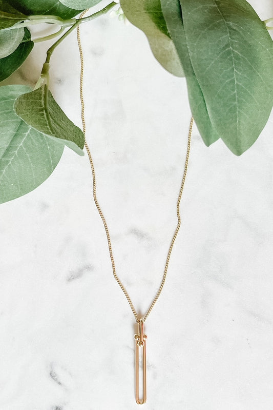 Linked Pendant Necklace