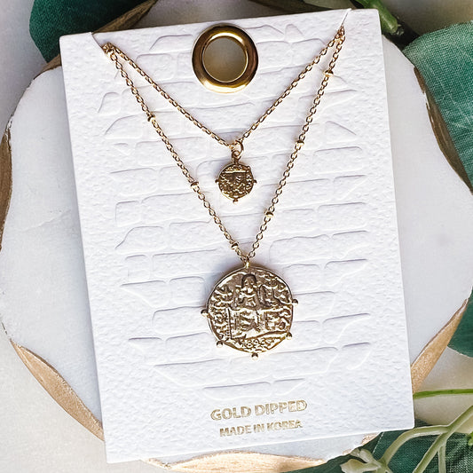 Coin Charm Necklace