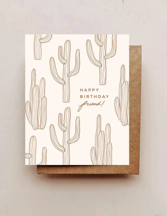 Cactus Bday Card